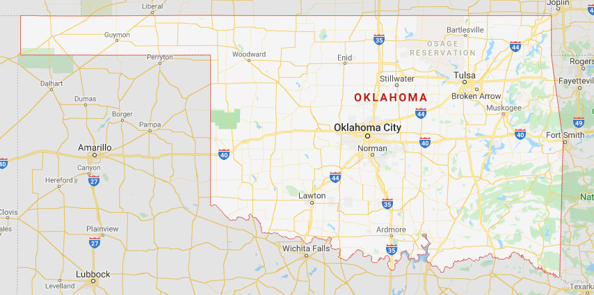 Oklahoma Map